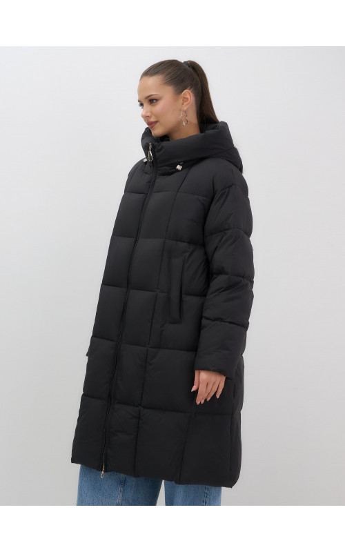 Длинный зимний пуховик для женщин