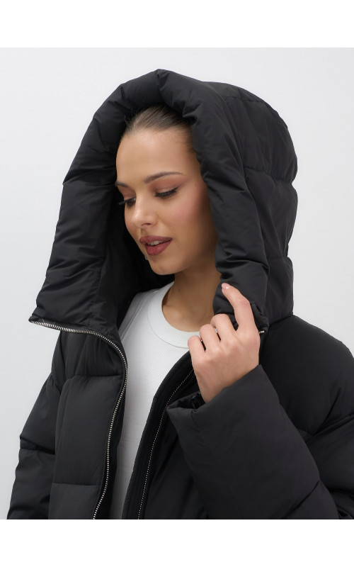 Длинный зимний пуховик для женщин