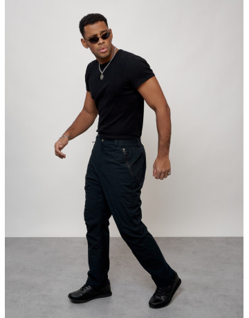 Туристические брюки с флисовой подкладкой Мужские тёмно-синего цвета