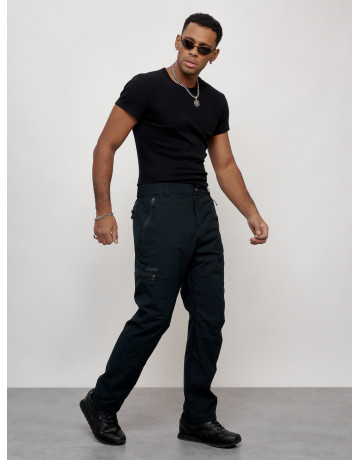 Туристические брюки с флисовой подкладкой Мужские тёмно-синего цвета