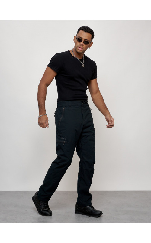 Туристические брюки с флисовой подкладкой Мужские тёмно-синего цвета