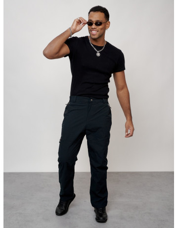 Туристические брюки с флисовой подкладкой Мужские тёмно-синего цвета