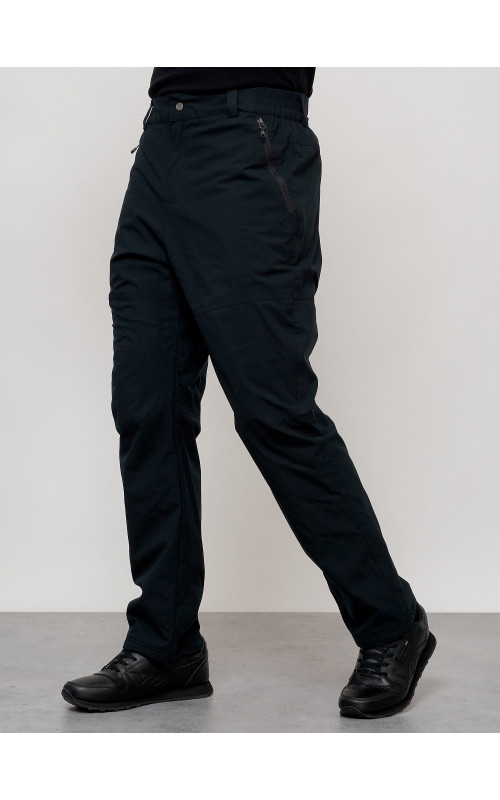 Туристические брюки с флисовой подкладкой Мужские тёмно-синего цвета