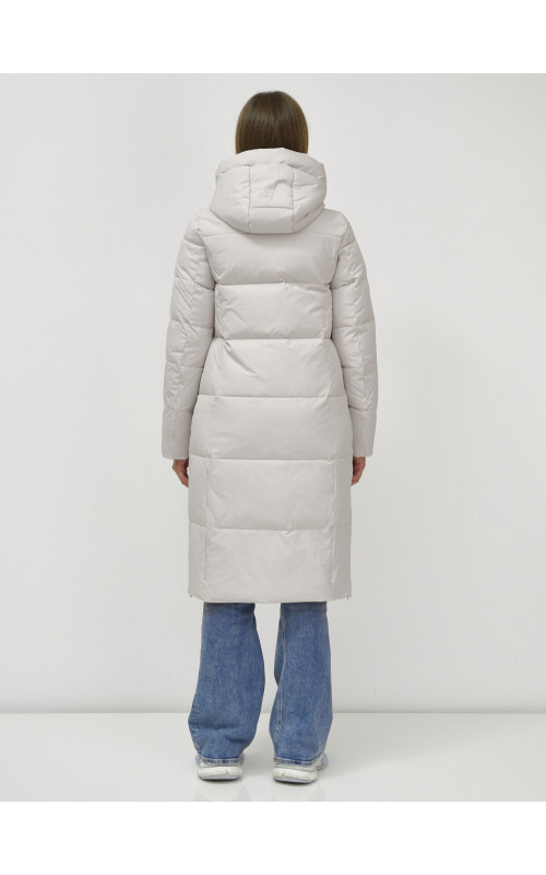 Длинный зимний пуховик для женщин