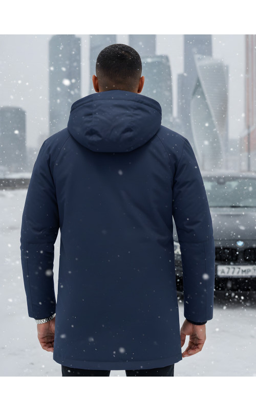 Мужская зимняя парка с капюшоном для активного отдыха