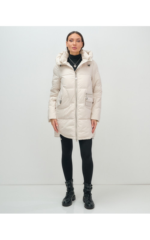 Зимняя куртка с капюшоном для женщин и подростков.