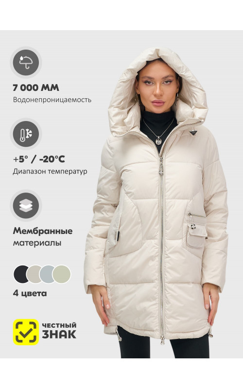 Зимняя куртка с капюшоном для женщин и подростков.