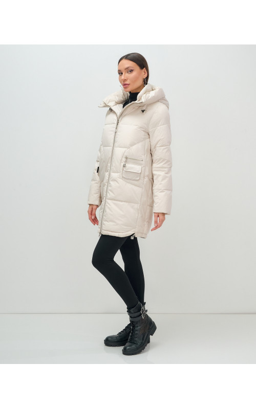 Зимняя куртка с капюшоном для женщин и подростков.