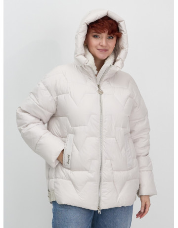 Зимний пуховик с искусственной овчиной для женщин: стиль и тепло