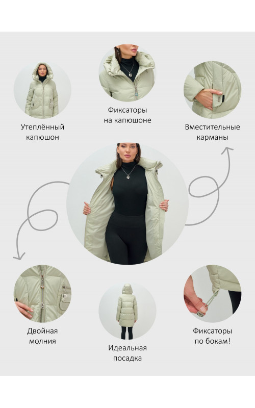 Зимняя куртка с капюшоном для женщин и подростков.