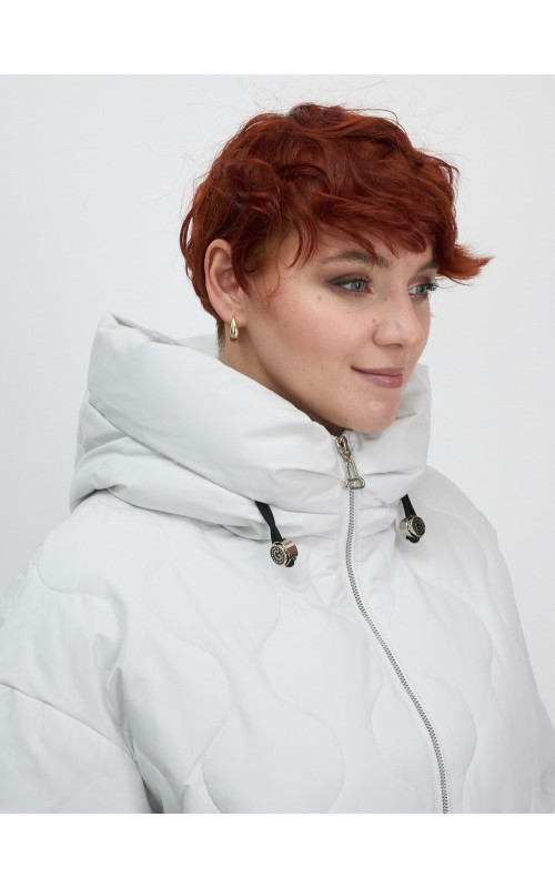 Универсальная демисезонная куртка с капюшоном для женщин свободного силуэта