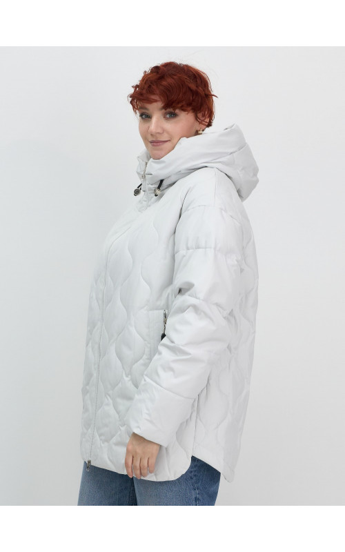 Универсальная демисезонная куртка с капюшоном для женщин свободного силуэта