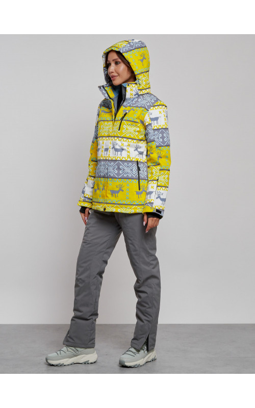 Женский горнолыжный костюм зимний.