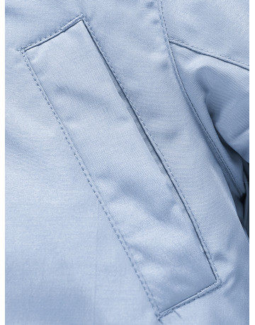 Зимняя детская куртка-парка для девочки. Удлинённый крой.